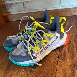 New Balance Shando Gray and Neon Sneakers